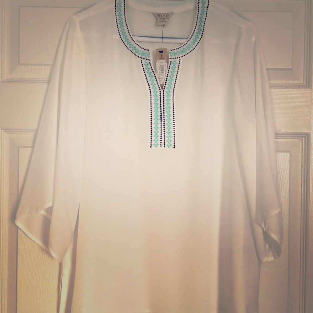 Ariat Victoria white top